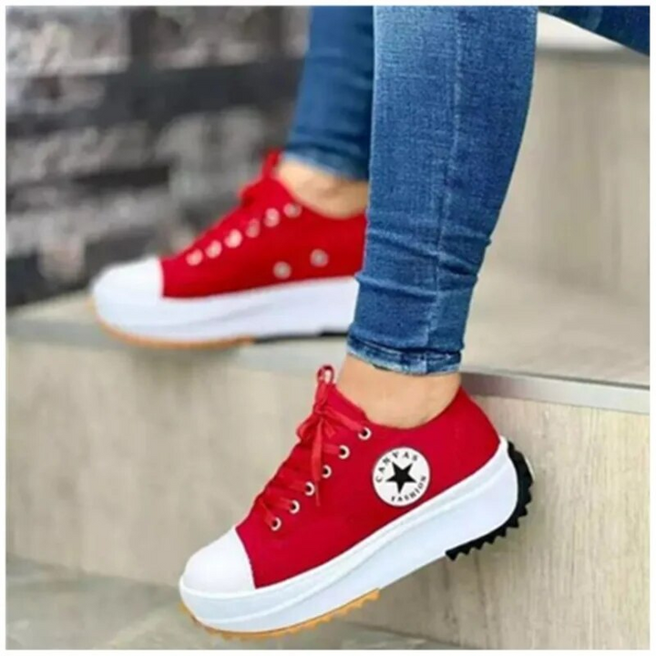 Damskie Sneakersy na Platformie | Casual