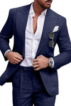 Męski garnitur slim fit | 2-częściowy