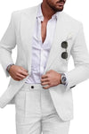 Męski garnitur slim fit | 2-częściowy